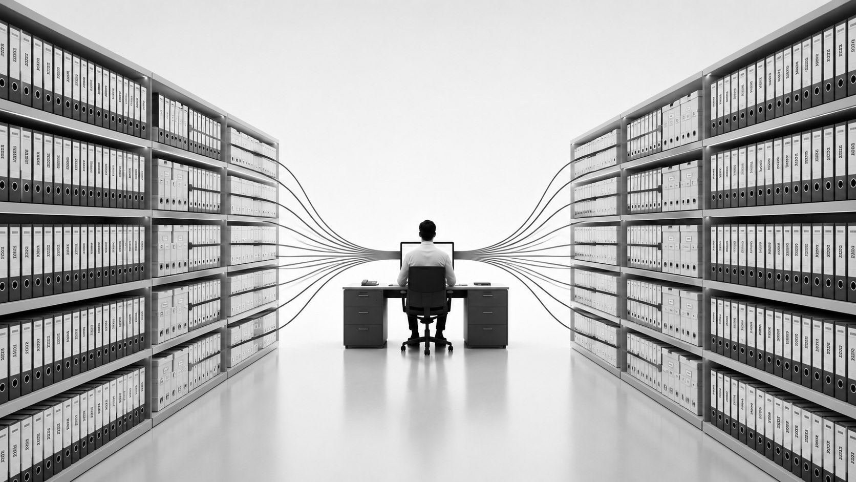 Dependencia operativa de una persona clave centralizando archivos y conocimiento